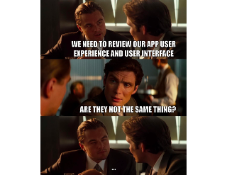 App user experience and user interface meme