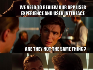 App user experience and user interface