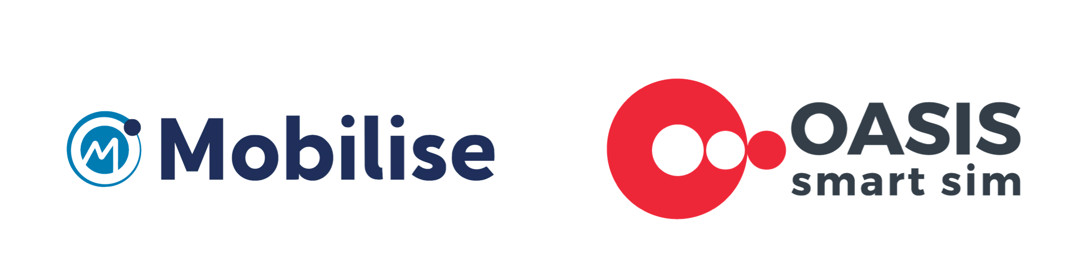 Mobilise and Oasis Smart SIM logos