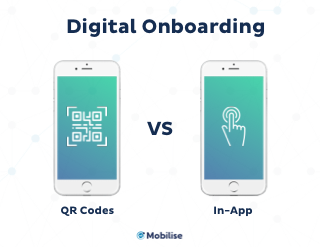 Digital Onboarding - OR codes VS In-App