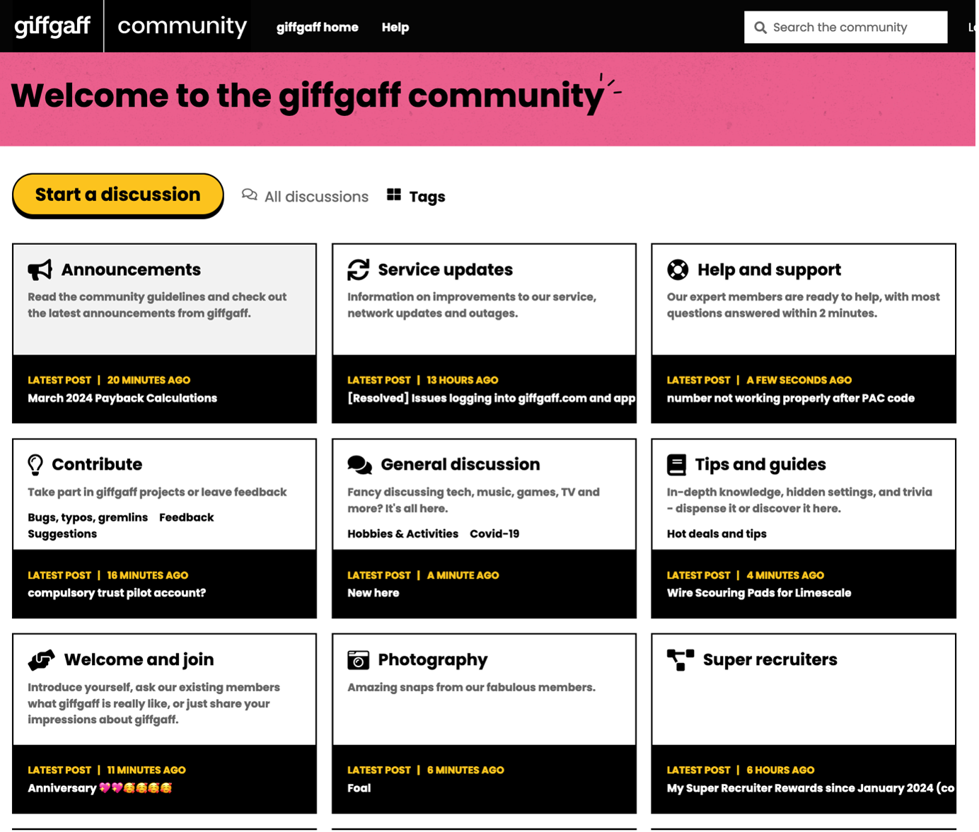 giffgaff community website giffgaff community website
