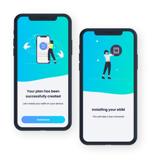 Install esim easily