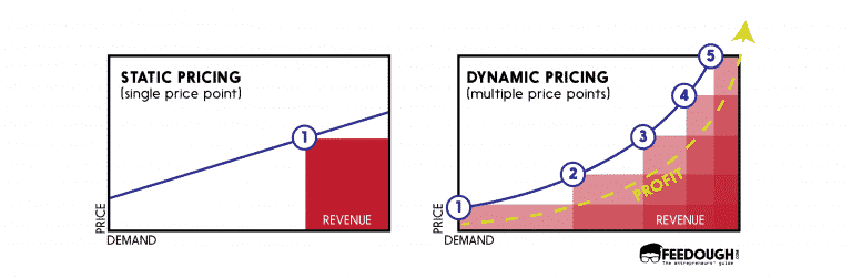 Static pricing vs dynamic pricing