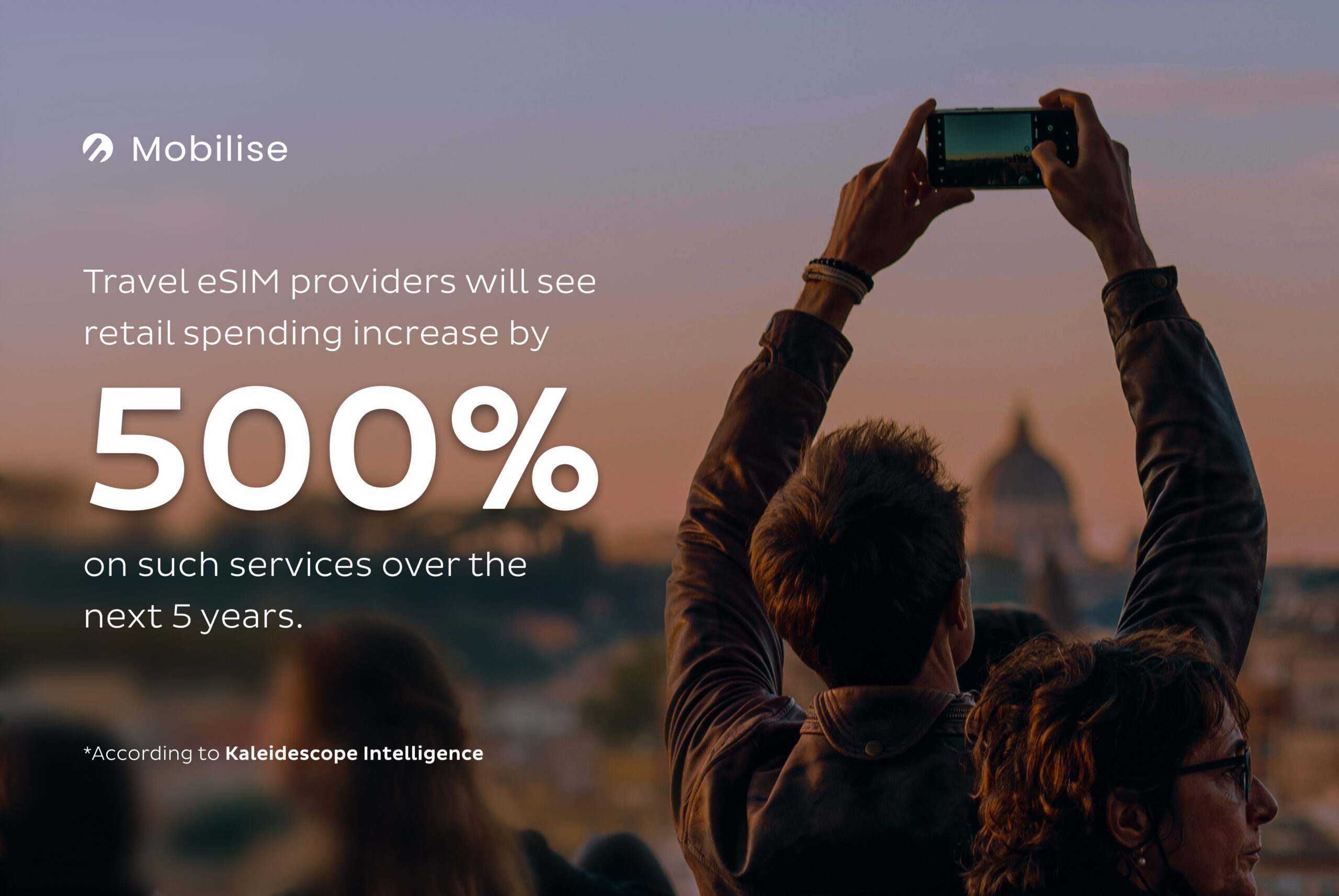 Travel eSIM providers will see retail spending increase by 500% on such services over the next 5 years.