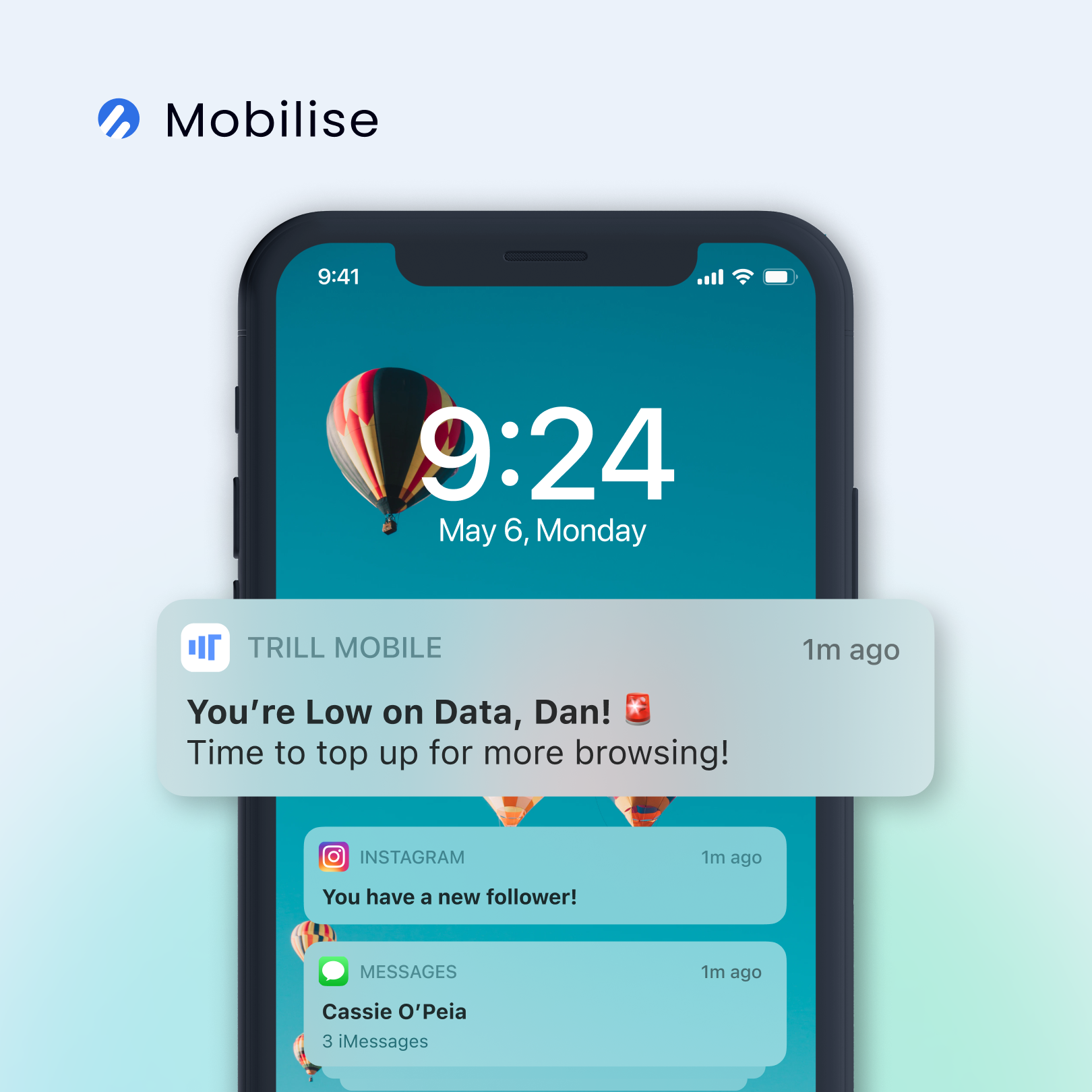 Data Limit Notification Data Limit Notification